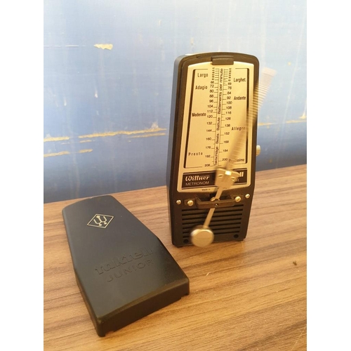 96 - Vintage Wittner Taktell Junior Metronom (Made in W. Germany) *Working when Lotted*