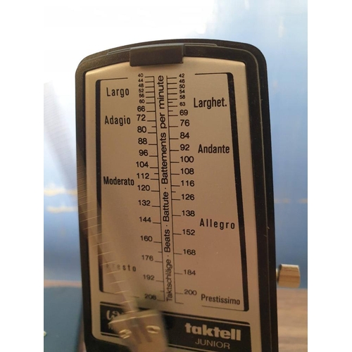 96 - Vintage Wittner Taktell Junior Metronom (Made in W. Germany) *Working when Lotted*