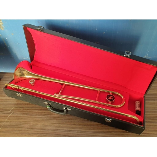 99 - Trombone in Fitted Case with Serial No 81043