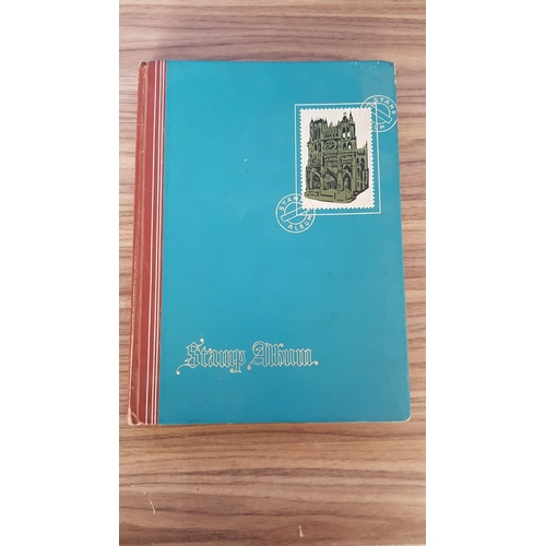 117 - Collection of Vintage Stamps in Vintage Album (Cyprus, E. Germany, Greece, W. Germany, Ussr)