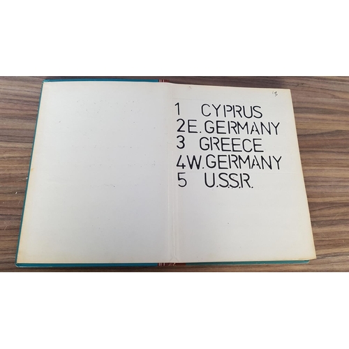 117 - Collection of Vintage Stamps in Vintage Album (Cyprus, E. Germany, Greece, W. Germany, Ussr)