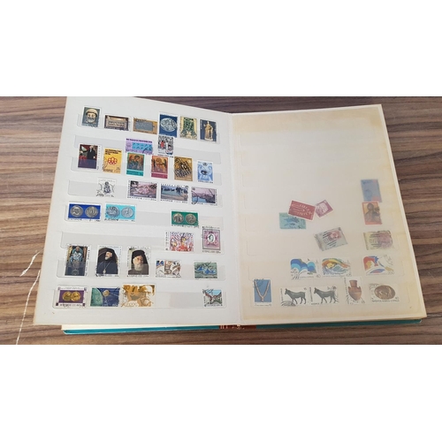 117 - Collection of Vintage Stamps in Vintage Album (Cyprus, E. Germany, Greece, W. Germany, Ussr)