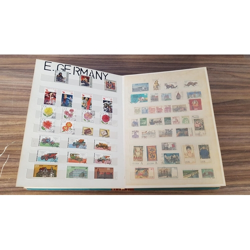 117 - Collection of Vintage Stamps in Vintage Album (Cyprus, E. Germany, Greece, W. Germany, Ussr)