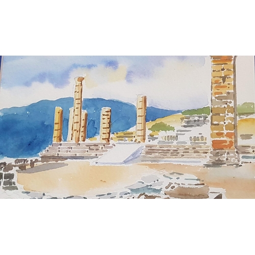 103 - Original Watercolour Painting by Petromichalaki Apostolos (20 x 25cm)
