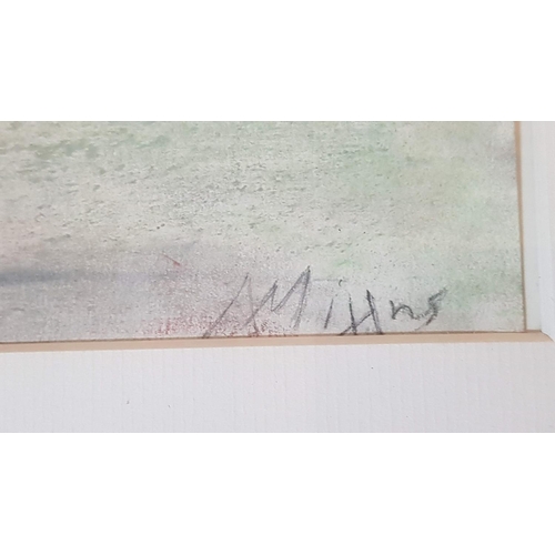 104 - Original Watercolour Painting by Dimitri Michael (1954-2019) (40 x 30cm)