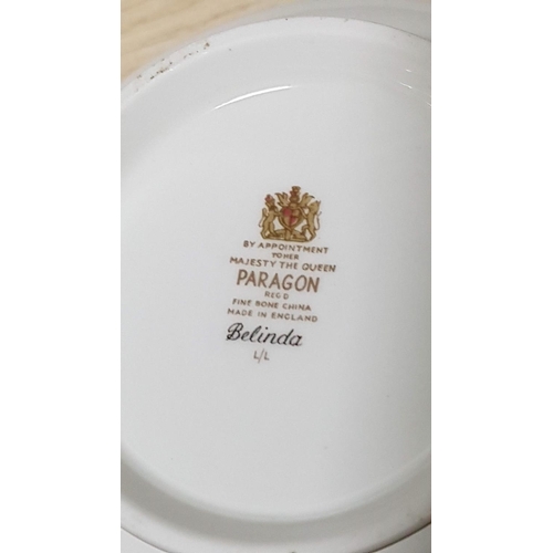 15 - Paragon Porcelain Tea / Coffee Set (6 x Cups, 6 x Saucers, 6 x Cake Plates, Sugar Bowl and Cream Jar... 