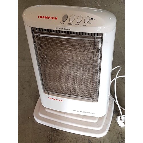 522 - Champion Electric Halogen Heater (Un-tested)