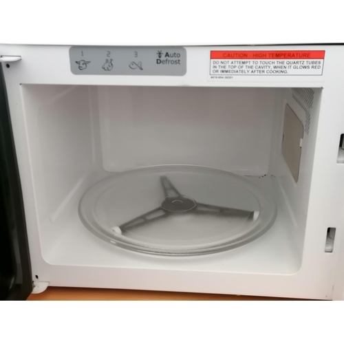 509 - Whirlpool Microwave, White Colour (Model: MW204)