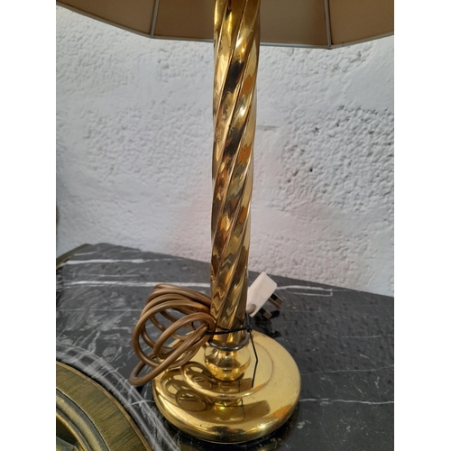 227 - Brass Table Lamp