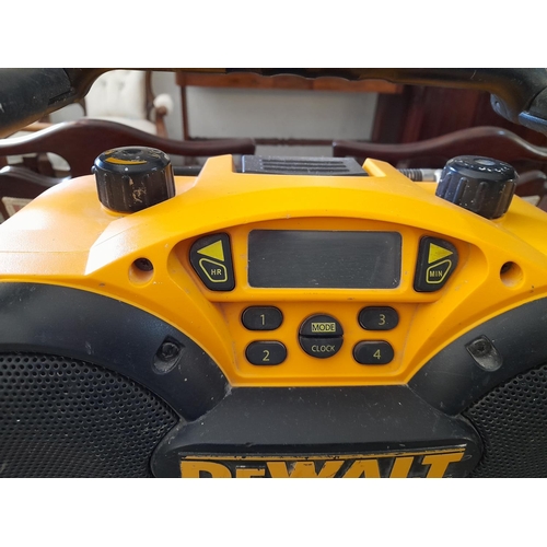 230 - Dewalt DC-011 Worksite Radio & Battery Charger * Radio Tested and Working *