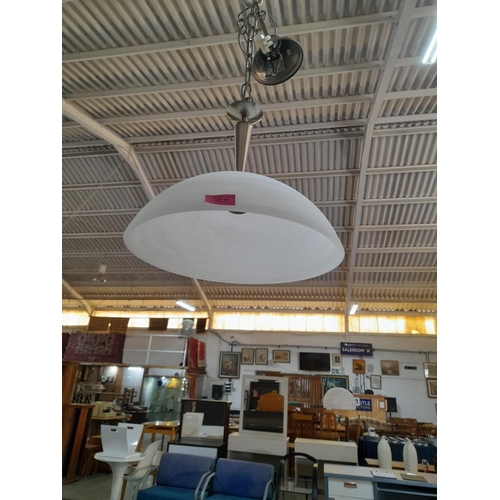 239 - Brushed Chrome Ceiling Pendant (Un-Used)