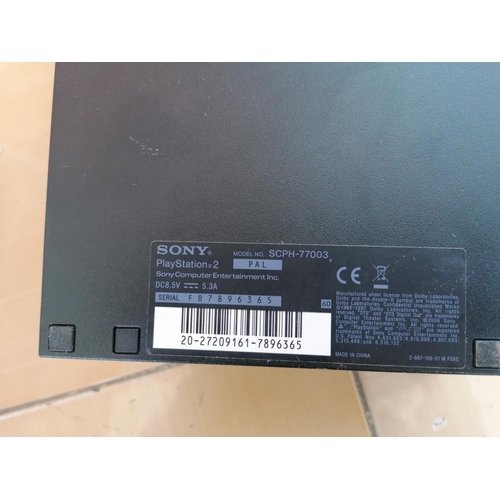 371 - 5 x Sony PlayStation with Connectors (Only 1 x TV Cable, no Joy Sticks) (A/F Un-Tested)