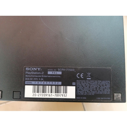 371 - 5 x Sony PlayStation with Connectors (Only 1 x TV Cable, no Joy Sticks) (A/F Un-Tested)