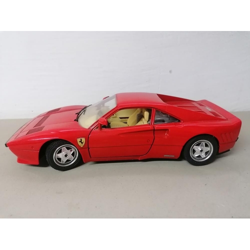 7 - Burago 1/18 Scale Diecast Model Car: Ferrari GTO (1984), Made in Italy