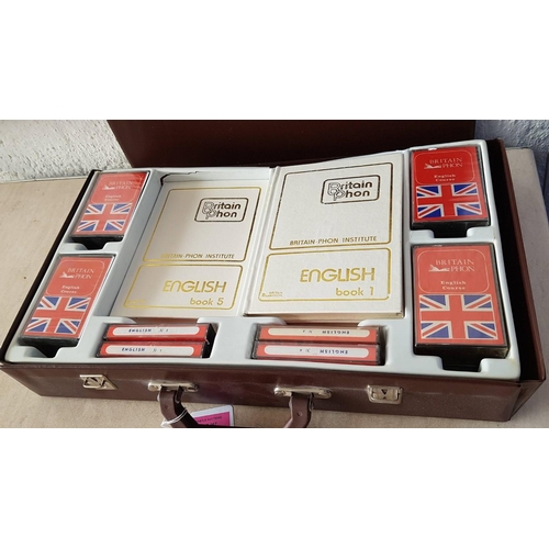 367 - Learn English Complete Course of Britain -Phone Institute (Books and Cassettes in Case)