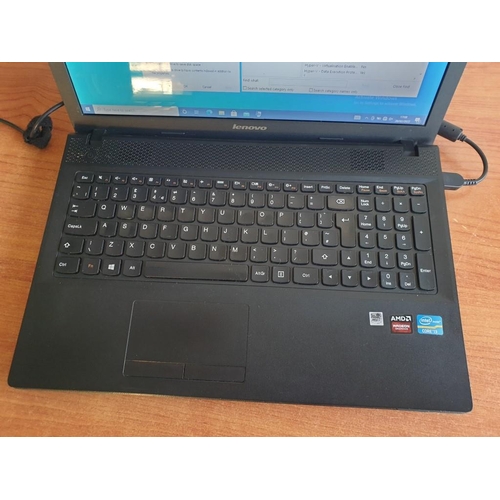 49 - Levono G500 Laptop (Model 20236), Intel Core i3, 2.4GHz, 6GB RAM, 118 GB HD, Windows 10 Pro.

* Fact... 