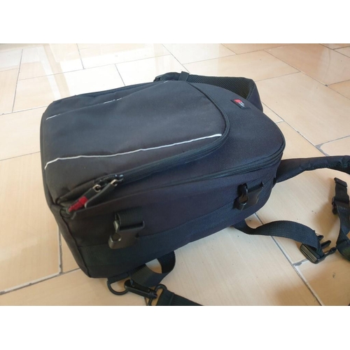 492 - 2 x Camera Bags; Dura Gadget Ruck Sack (Black Colour) with Adjustable Padded Compartments and Separa... 