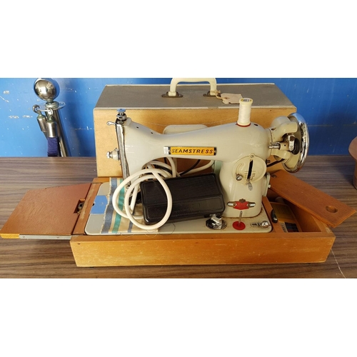 516 - Seamstress Vintage Sewing Machine A/F