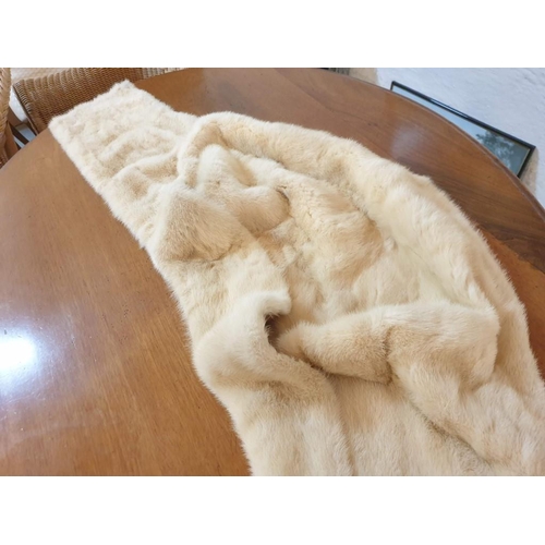 97 - A Vintage Champagne Mink Cape Stole, Circa 1940's