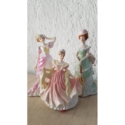 186 - Collection of 6 x Porcelain Figurines (3 x A/F)