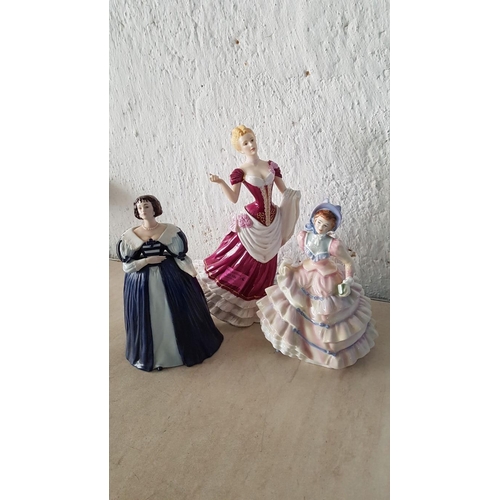 186 - Collection of 6 x Porcelain Figurines (3 x A/F)