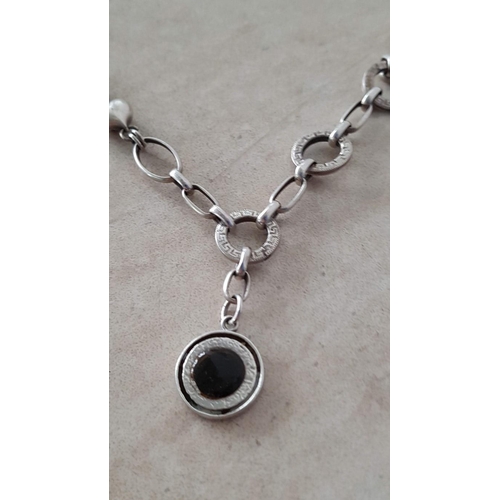 264 - Silver (.925) Modern Necklace