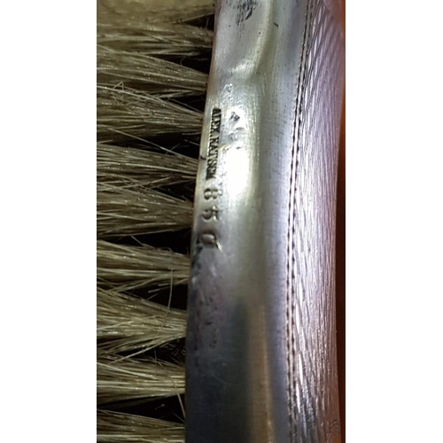 269 - Vintage Table Crumb Brush with .850 Silver Covered Handle, Together with 'King Silver' White Metal H... 