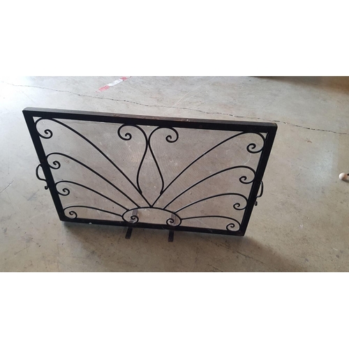 294 - Decorative Metal Fire Guard (48 x 70cm)