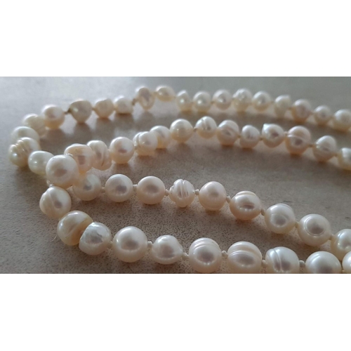 338 - Fresh Water Pearl Necklace (60cm)