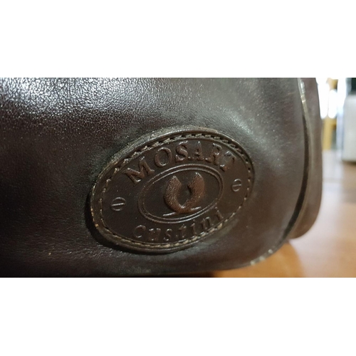 341 - Large Brown Leather Travel Bag