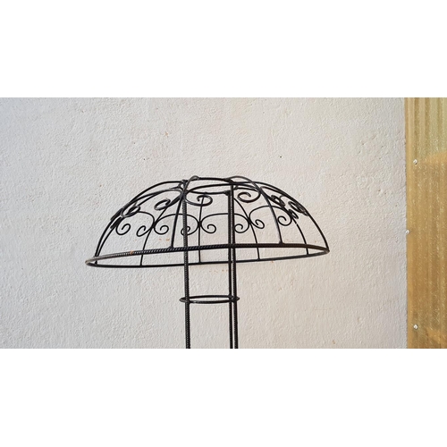 414 - Metal / Hand Made Garden Umbrella Ornament (H:208cm x Ø78cm)