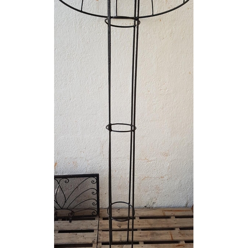 414 - Metal / Hand Made Garden Umbrella Ornament (H:208cm x Ø78cm)