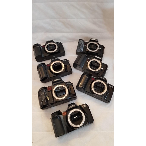 459 - Collection of 7 x Minolta Digital Cameras (for Spare-Repair A/F)