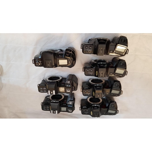 459 - Collection of 7 x Minolta Digital Cameras (for Spare-Repair A/F)