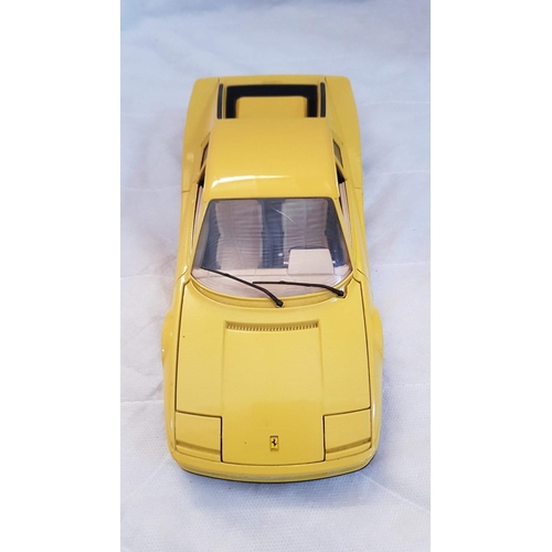 462 - 2 x Die Cast Ferrari Models, Burago Scale 1:18, Made in Italy