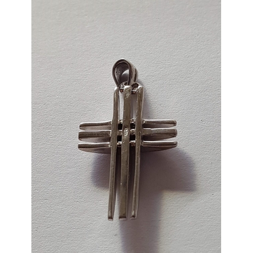 721 - Silver (.925) Cross Pendants (x2)