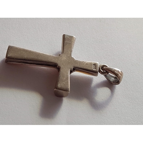 721 - Silver (.925) Cross Pendants (x2)