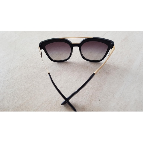 185 - Pair of Dolce & Gabbana Sunglasses in Black & Gold Frame, DG4269 501/8G in Original DG Case