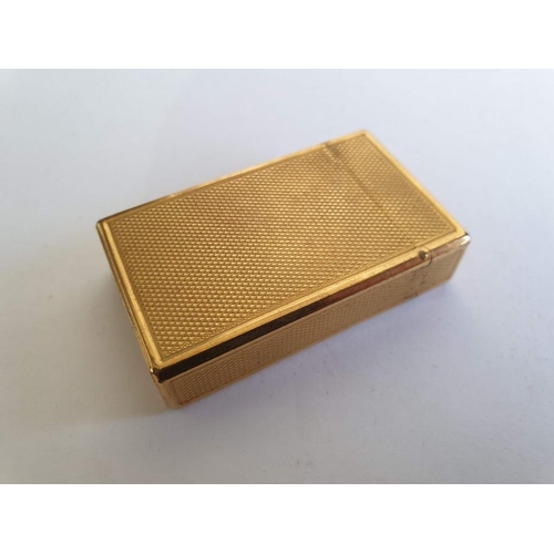 20 - Vintage Gold Plated S.T. Dupont Lighter in Original Case, Circa 1950's