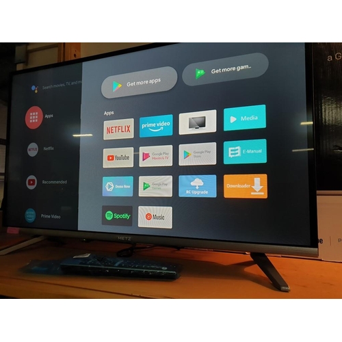 1 - Metz 32'' Smart TV / AndroidTV with Google Assistant, HD Ready LED, Like New! With Box and Remote (M... 