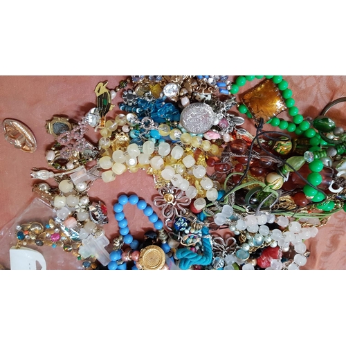 421 - Huge collection of Costume Jewellery inc; Necklaces, Bracelets etc