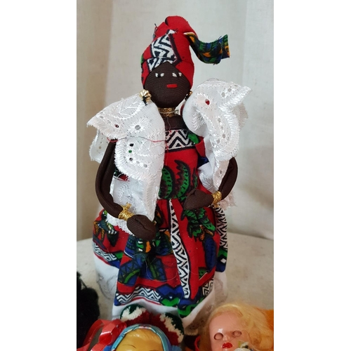 428 - Large Collection of Small Dolls with Ethnic Outfits (from Around the World)