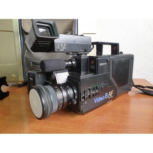 452 - Sony 'Video 8 AF' Video Camera Recorder (Model: CCD-V8 AF-E) with Case