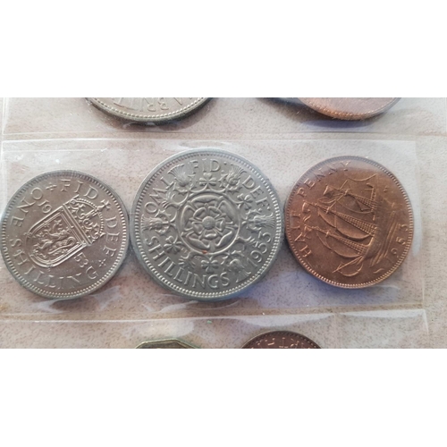 556 - English Half Crown Coin Set 1953