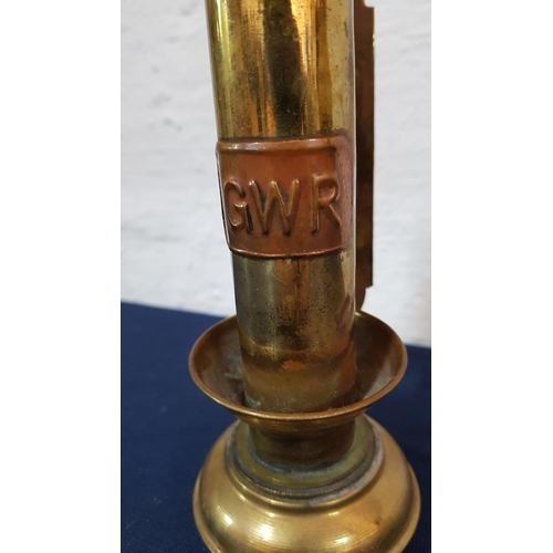 65 - Great Western Railway Carriage Light (Candle Wall Holder) (A/F)