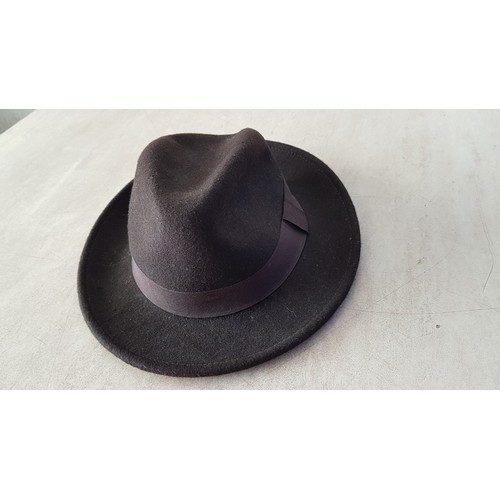 187 - Classic Felt Men's Hat Brown