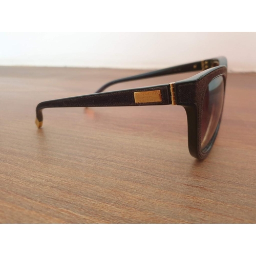 128 - Girogio Armani Sunglasses with Gold Plating (57017 145 3N) Made in Italy with Original Case