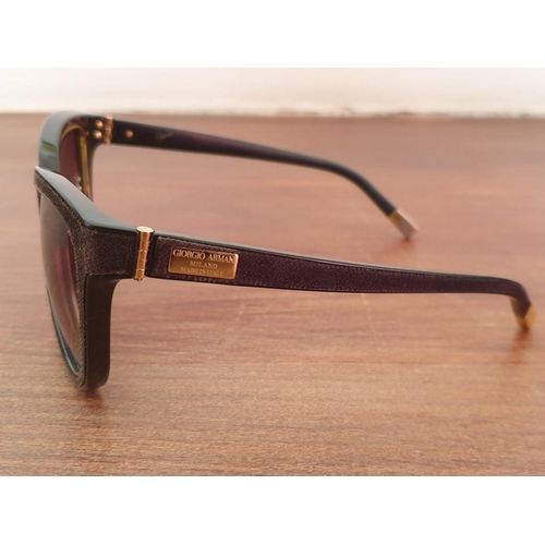 128 - Girogio Armani Sunglasses with Gold Plating (57017 145 3N) Made in Italy with Original Case