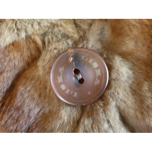 98 - Liska (Vienna) Sheared Mink Fur Jacket (Size L)