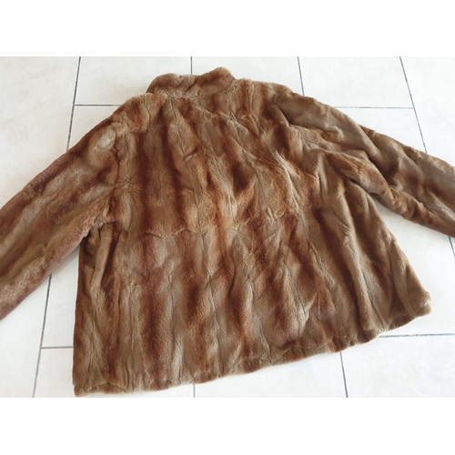 98 - Liska (Vienna) Sheared Mink Fur Jacket (Size L)